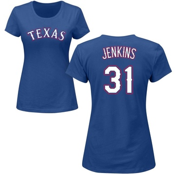 Women's Texas Rangers Ferguson Jenkins ＃31 Roster Name & Number T-Shirt - Royal