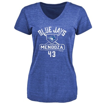 Women's Toronto Blue Jays Abdiel Mendoza ＃43 Base Runner T-Shirt - Royal