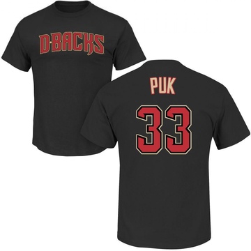 Youth Arizona Diamondbacks A.J. Puk ＃33 Roster Name & Number T-Shirt - Black