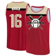 Youth Arizona Diamondbacks Jake Hager ＃16 Legend Baseball Tank Top - Red/Yellow