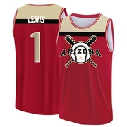 Youth Arizona Diamondbacks Kyle Lewis ＃1 Legend Baseball Tank Top - Red/Yellow