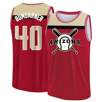 Youth Arizona Diamondbacks Madison Bumgarner ＃40 Legend Baseball Tank Top - Red/Yellow