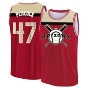 Youth Arizona Diamondbacks Matt Peacock ＃47 Legend Baseball Tank Top - Red/Yellow