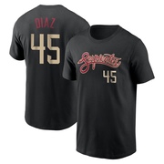 Youth Arizona Diamondbacks Yilber Diaz ＃45 City Connect Name & Number T-Shirt - Black