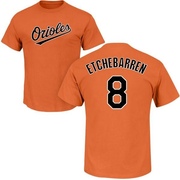 Youth Baltimore Orioles Andy Etchebarren ＃8 Roster Name & Number T-Shirt - Orange