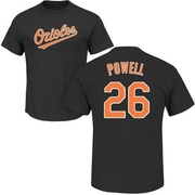 Youth Baltimore Orioles Boog Powell ＃26 Roster Name & Number T-Shirt - Black