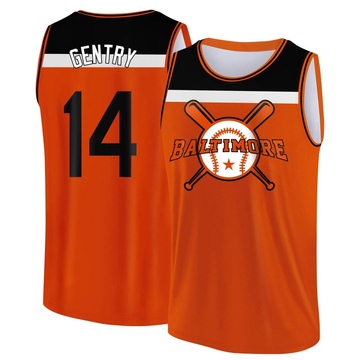 Youth Baltimore Orioles Craig Gentry ＃14 Legend Baseball Tank Top - Orange/Black