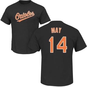 Youth Baltimore Orioles Lee May ＃14 Roster Name & Number T-Shirt - Black