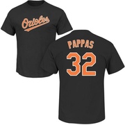 Youth Baltimore Orioles Milt Pappas ＃32 Roster Name & Number T-Shirt - Black