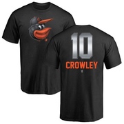 Youth Baltimore Orioles Terry Crowley ＃10 Midnight Mascot T-Shirt - Black