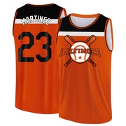 Youth Baltimore Orioles Tippy Martinez ＃23 Legend Baseball Tank Top - Orange/Black