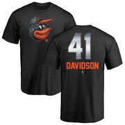 Youth Baltimore Orioles Tucker Davidson ＃41 Midnight Mascot T-Shirt - Black