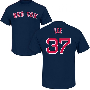 Youth Boston Red Sox Bill Lee ＃37 Roster Name & Number T-Shirt - Navy