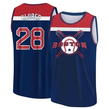 Youth Boston Red Sox Corey Kluber ＃28 Legend Baseball Tank Top - Navy/Red