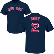 Youth Boston Red Sox Dominic Smith ＃2 Roster Name & Number T-Shirt - Navy