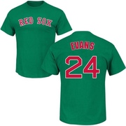 Youth Boston Red Sox Dwight Evans ＃24 St. Patrick's Day Roster Name & Number T-Shirt - Green