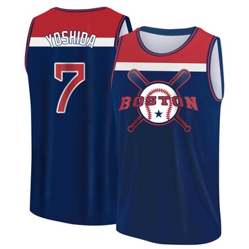 Youth Boston Red Sox Masataka Yoshida ＃7 Legend Baseball Tank Top - Navy/Red