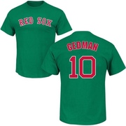 Youth Boston Red Sox Rich Gedman ＃10 St. Patrick's Day Roster Name & Number T-Shirt - Green