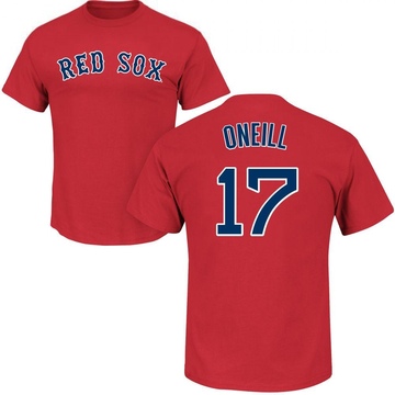 Youth Boston Red Sox Tyler O'Neill ＃17 Roster Name & Number T-Shirt - Scarlet