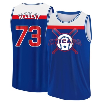 Youth Chicago Cubs Adbert Alzolay ＃73 Legend Baseball Tank Top - Royal/White