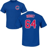 Youth Chicago Cubs Jimmy Herget ＃64 Roster Name & Number T-Shirt - Royal