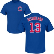 Youth Chicago Cubs Kevin Alcantara ＃13 Roster Name & Number T-Shirt - Royal