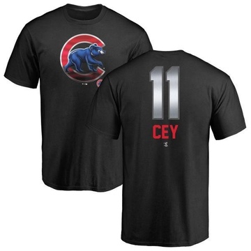 Youth Chicago Cubs Ron Cey ＃11 Midnight Mascot T-Shirt - Black