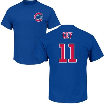 Youth Chicago Cubs Ron Cey ＃11 Roster Name & Number T-Shirt - Royal