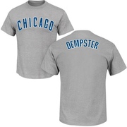 Youth Chicago Cubs Ryan Dempster ＃46 Roster Name & Number T-Shirt - Gray