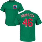 Youth Chicago Cubs Ryan Dempster ＃46 St. Patrick's Day Roster Name & Number T-Shirt - Green