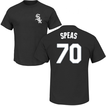 Youth Chicago White Sox Alex Speas ＃70 Roster Name & Number T-Shirt - Black