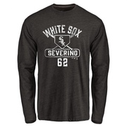 Youth Chicago White Sox Anderson Severino ＃62 Base Runner Long Sleeve T-Shirt - Black