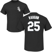 Youth Chicago White Sox Andrew Vaughn ＃25 Roster Name & Number T-Shirt - Black