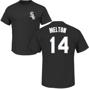 Youth Chicago White Sox Bill Melton ＃14 Roster Name & Number T-Shirt - Black