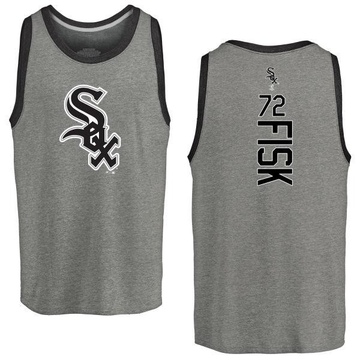 Youth Chicago White Sox Carlton Fisk ＃72 Backer Tank Top Ash