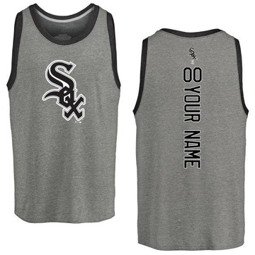 Youth Chicago White Sox Custom ＃00 Backer Tank Top Ash