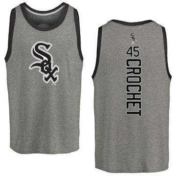 Youth Chicago White Sox Garrett Crochet ＃45 Backer Tank Top Ash