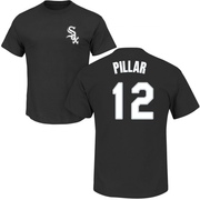 Youth Chicago White Sox Kevin Pillar ＃12 Roster Name & Number T-Shirt - Black