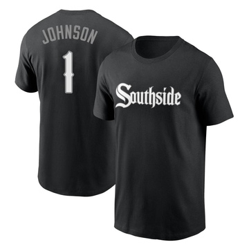 Youth Chicago White Sox Lance Johnson ＃1 City Connect Name & Number T-Shirt - Black