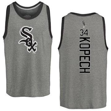 Youth Chicago White Sox Michael Kopech ＃34 Backer Tank Top Ash