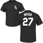 Youth Chicago White Sox Rafael Ortega ＃27 Roster Name & Number T-Shirt - Black