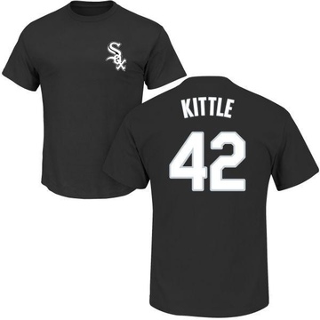 Youth Chicago White Sox Ron Kittle ＃42 Roster Name & Number T-Shirt - Black