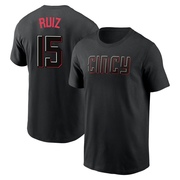 Youth Cincinnati Reds Chico Ruiz ＃15 2023 City Connect Name & Number T-Shirt - Black