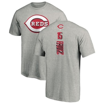 Youth Cincinnati Reds Chico Ruiz ＃15 Backer T-Shirt Ash