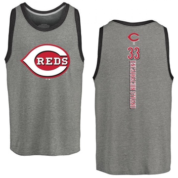 Youth Cincinnati Reds Christian Encarnacion-Strand ＃33 Backer Tank Top Ash