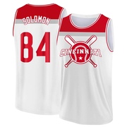 Youth Cincinnati Reds Jared Solomon ＃84 Legend Baseball Tank Top - White/Red