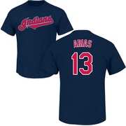 Youth Cleveland Guardians Gabriel Arias ＃13 Roster Name & Number T-Shirt - Navy