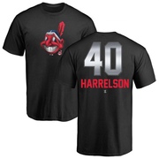 Youth Cleveland Guardians Ken Harrelson ＃40 Midnight Mascot T-Shirt - Black