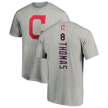 Youth Cleveland Guardians Lane Thomas ＃8 Backer T-Shirt Ash