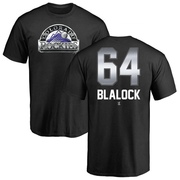 Youth Colorado Rockies Bradley Blalock ＃64 Midnight Mascot T-Shirt - Black